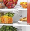 GYE18JBLTS GE French Door Refrigerator - 33 Inch Black Stainless Steel Counter-Depth-4