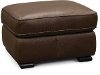 U291-253/10YR/OT Classic Contemporary Brown Leather Storage Ottoman - Luciano-2