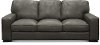 U291-064/10YO/SO Classic Contemporary Gray Leather Sofa - Luciano