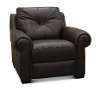 U924-003/10YM/CH Casual Traditional Chocolate Brown Leather Chair - Claudio
