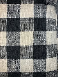 Black and White Buffalo Plaid Accent Chair - Blake-3