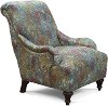 Traditional Multi Watercolor Accent Chair - Kelsey