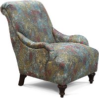 Traditional Multi Watercolor Accent Chair - Kelsey