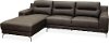Contemporary Modern Brown 2 Piece Sectional Sofa - Tyler