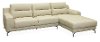 Clearance Contemporary Modern Cream 2 Piece Sectional Sofa - Tyler