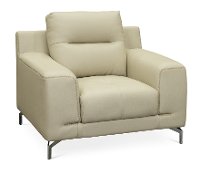 Contemporary Modern Cream Chair - Tyler