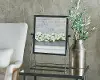 Clearance Magnolia Home Furniture Black Metal Framed Makeup Mirror