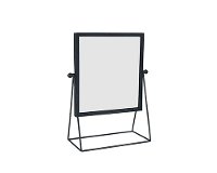 Magnolia Home Furniture Black Metal Framed Makeup Mirror-2