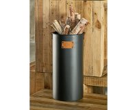 Magnolia Home Furniture Black Metal Umbrella Stand-2