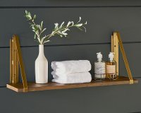 Magnolia Home Furniture 30 Inch Wood Shelf with Brackets-2
