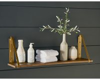 Magnolia Home Furniture 38 Inch Wood Shelf with Brackets-2