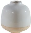 Magnolia Home Furniture 6 Inch Ivory Ceramic Amphora Vase