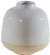 Magnolia Home Furniture 6 Inch Ivory Ceramic Amphora Vase