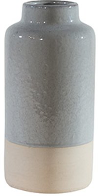 Magnolia Home Furniture Gray Ceramic Cylinder Vase