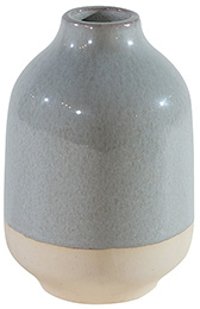 Magnolia Home Furniture 5 Inch Gray Ceramic Amphora Vase