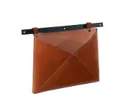 Magnolia Home Furniture Brown Wall Pocket on Metal Rod