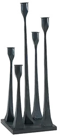 Magnolia Home Furniture Black Metal Taper Candle Holder