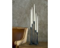 Magnolia Home Furniture Black Metal Taper Candle Holder-2