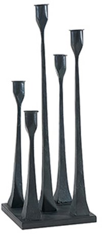 Magnolia Home Furniture Black Metal Taper Holder
