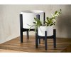 Magnolia Home Furniture 7 Inch Ceramic Pot on Wood Stand-2