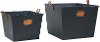 Magnolia Home Furniture 10 Inch Black Metal Basket