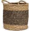 Magnolia Home Furniture 11 Inch Two Tone Sea Grass Basket