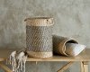 Magnolia Home Furniture 19 Inch Two Toned Sea Grass Basket-2
