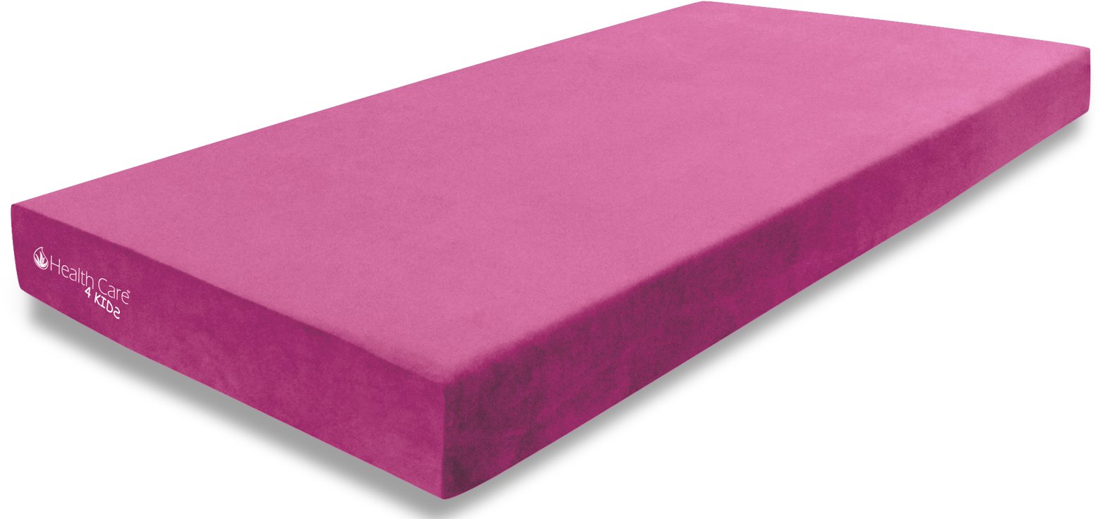 RCG4K7TWP Health Care Pink Memory Foam Twin Mattress and Pillow - 4 Kids Dream-1