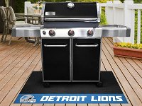 12184 2 x 4 X-Small Detroit Lions Grill Mat