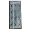 Metal 12 Hook Wall Board