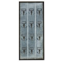 Metal 12 Hook Wall Board