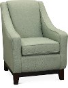 Clearance Seafoam Green Herringbone Club Chair - Mariko