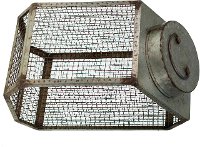 Tall Metal Decorative Produce Canister