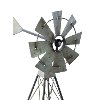 24 Inch Metal Windmill Sculpture-3
