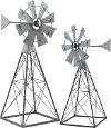 Clearance 32 Inch Metal Windmill Sculpture