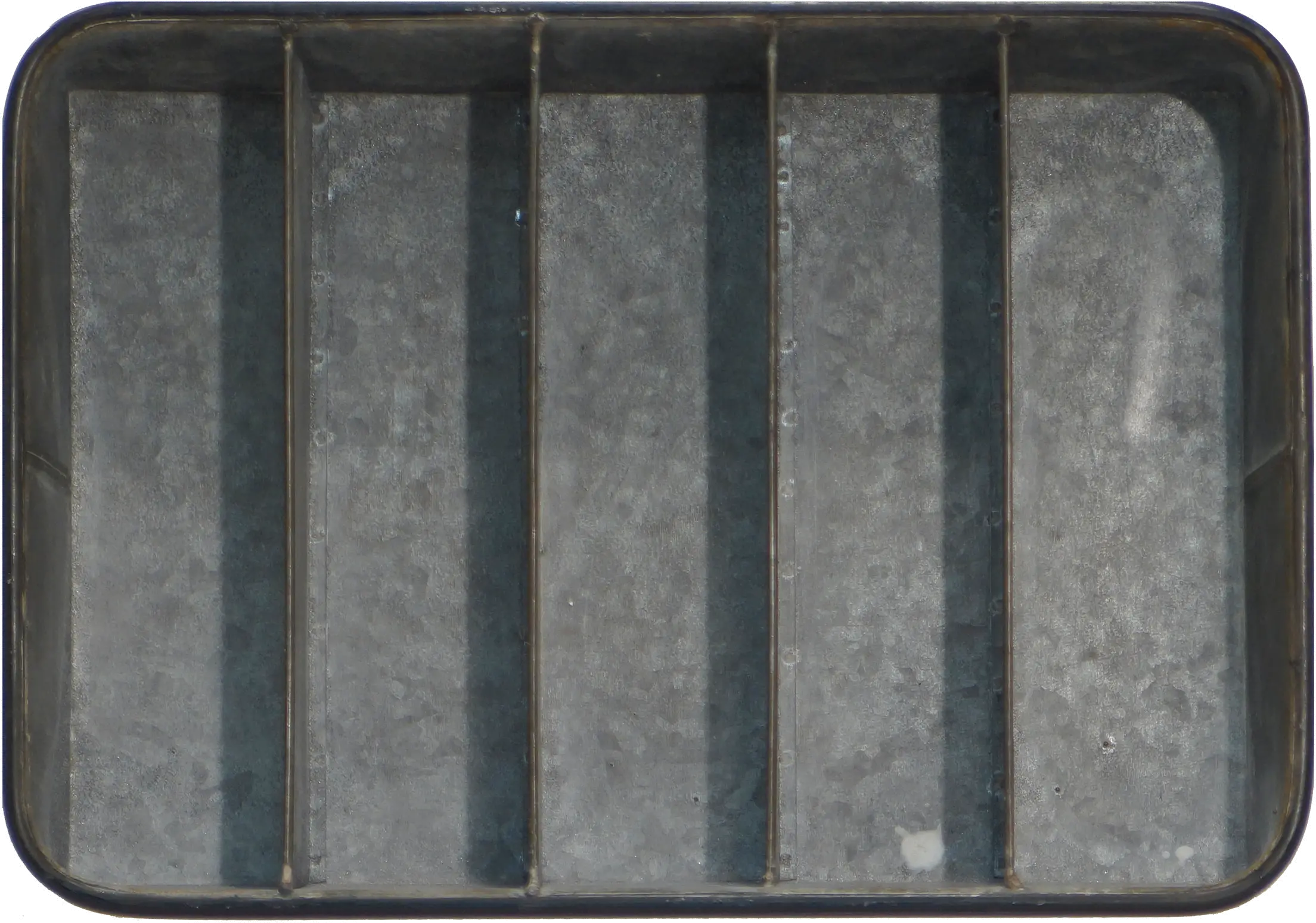 Metal Rectangle Tray with Dividers-1