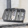 Metal Rectangle Tray with Dividers-2