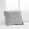 100244 Gray Quilted Throw Pillow - Lodge-3