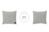 100244 Gray Quilted Throw Pillow - Lodge-8