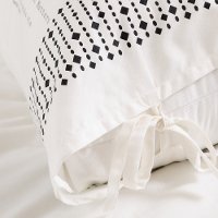 100247 Gray Quilted Full Comforter with Pillow Shams - Lodge-6