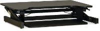 Black Adjustable Standing Desk