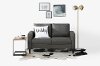 100297 Charcoal Gray Loveseat - Live-it Cozy