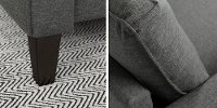 100297 Charcoal Gray Loveseat - Live-it Cozy-2