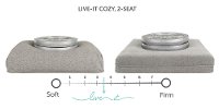 100297 Charcoal Gray Loveseat - Live-it Cozy-3