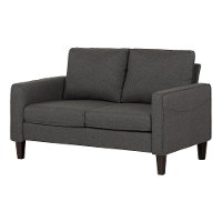 100297 Charcoal Gray Loveseat - Live-it Cozy-4