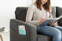 100297 Charcoal Gray Loveseat - Live-it Cozy-7