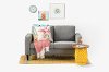 100300 Fog Gray Loveseat - Live-it Cozy