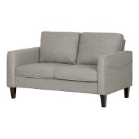 100300 Fog Gray Loveseat - Live-it Cozy-2