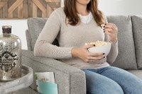 100300 Fog Gray Loveseat - Live-it Cozy-5