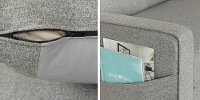 100300 Fog Gray Loveseat - Live-it Cozy-6